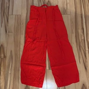 Red/ orange pants